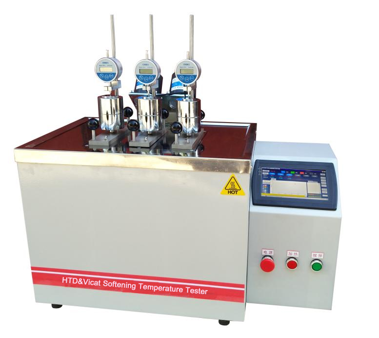 Tester de temperatura de ablandamiento HTD y VICAT, ISO 75, ASTM D648